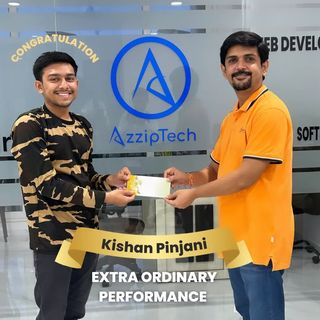 🎉 Congratulations to Kishan Pinjani for the extra ordinary Performance 🎉