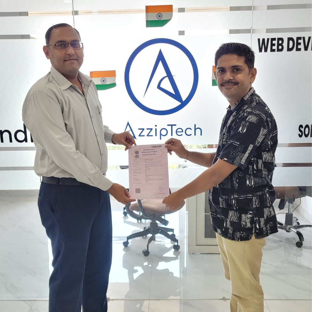 AzzipTech M.O.U with SSCCS, Bhavnagar